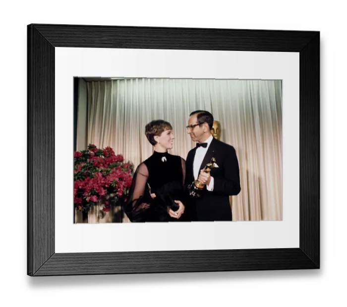 Framed Print : Julie Andrews And Walter Mirisch Framed Print : Julie Andrews And Walter Mirisch