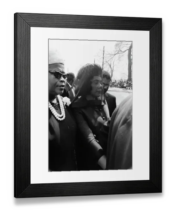Framed Print : Closeup Of Mrs. Martin Luther King, Jr Framed Print : Closeup Of Mrs. Martin Luther King, Jr
