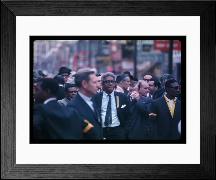Framed Print : Bayard Rustin During Memorial Ceremony Framed Print : Bayard Rustin During Memorial Ceremony