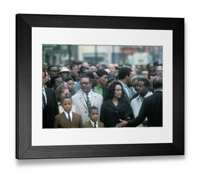 Framed Print : Mrs Martin Luther King Jr and Ralph Abernathy Leading March Framed Print : Mrs Martin Luther King Jr and Ralph Abernathy Leading March