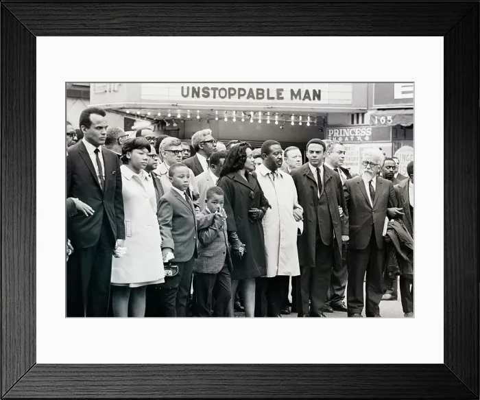 Framed Print : Memorial March for Dr. Martin Luther King Framed Print : Memorial March for Dr. Martin Luther King