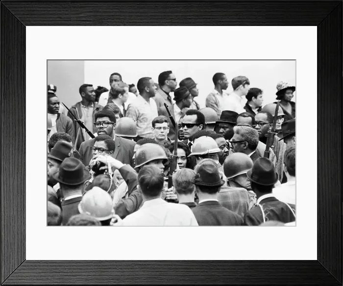 Framed Print : Coretta S. King'S Head Framed By Helmets Framed Print : Coretta S. King'S Head Framed By Helmets