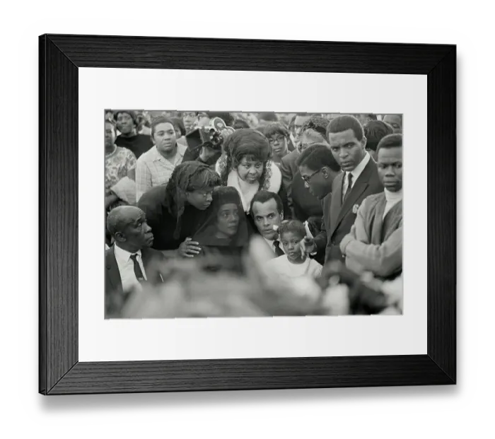Framed Print : Funeral of Martin Luther King, Jr Framed Print : Funeral of Martin Luther King, Jr
