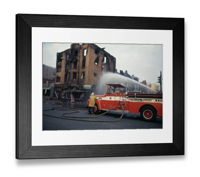Framed Print : Aftermath Of Riot, Washington Framed Print : Aftermath Of Riot, Washington