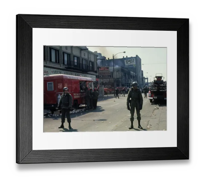 Framed Print : Chicago Riots Framed Print : Chicago Riots