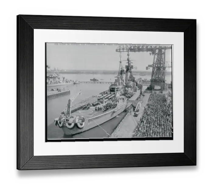 Framed Print : U.S.S. New Jersey Ceremony Framed Print : U.S.S. New Jersey Ceremony