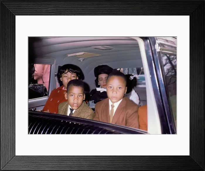 Framed Print : Wife and Children of Dr. Martin Luther King Framed Print : Wife and Children of Dr. Martin Luther King