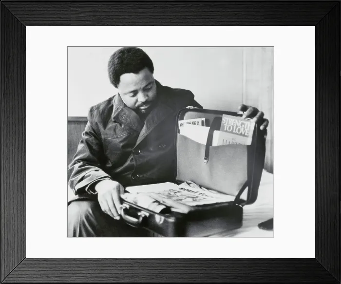 Framed Print : Hosea Williams Searching Through Dr. Martin Luther King's Briefcase Framed Print : Hosea Williams Searching Through Dr. Martin Luther King's Briefcase