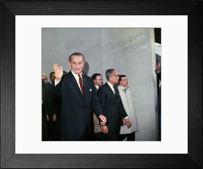 Framed Print : President Johnson And U Thant Framed Print : President Johnson And U Thant