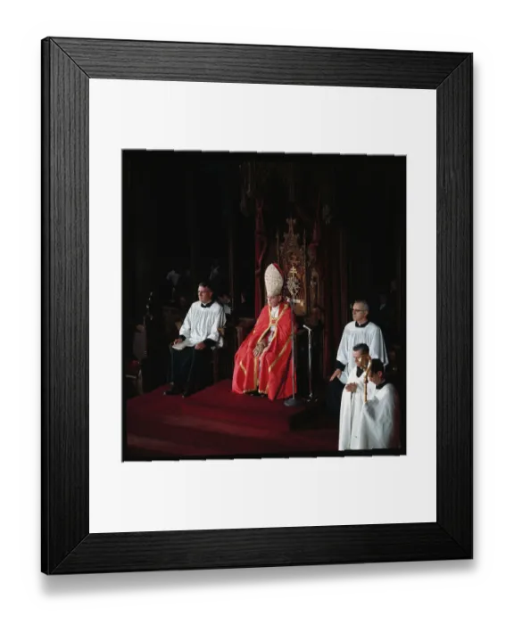 Framed Print : Terence Cook Sitting in Throne Framed Print : Terence Cook Sitting in Throne