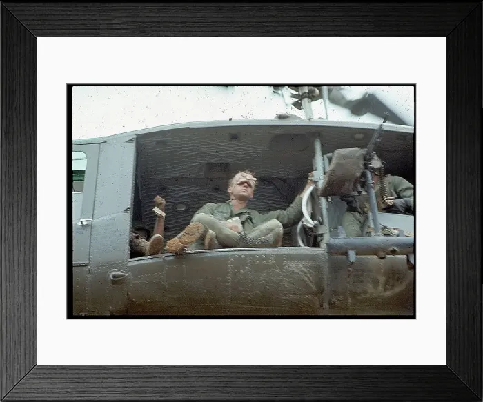 Framed Print : Helicopter Evacuates Wounded Soldiers Framed Print : Helicopter Evacuates Wounded Soldiers