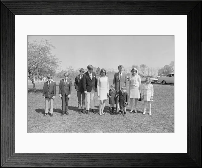 Framed Print : Robert and Mrs. Kennedy with Family Framed Print : Robert and Mrs. Kennedy with Family