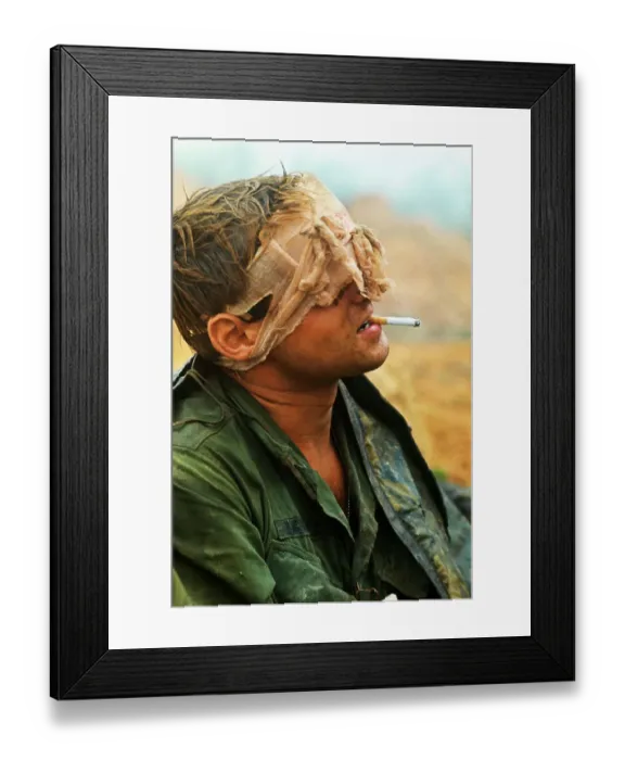 Framed Print : Cavalry Man Waiting to be Evacuated