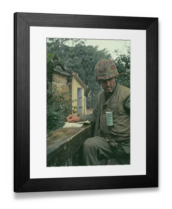 Framed Print : US Marines, Vietnam War Framed Print : US Marines, Vietnam War