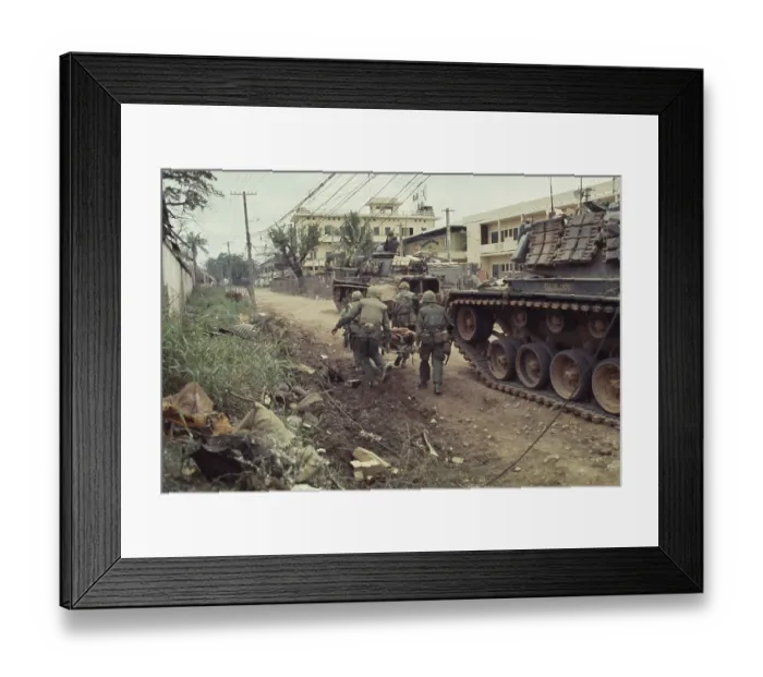 Framed Print : US Marines, Vietnam War