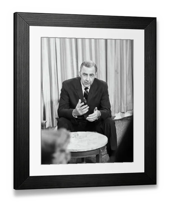 Framed Print : Senator Eugene McCarthy Framed Print : Senator Eugene McCarthy