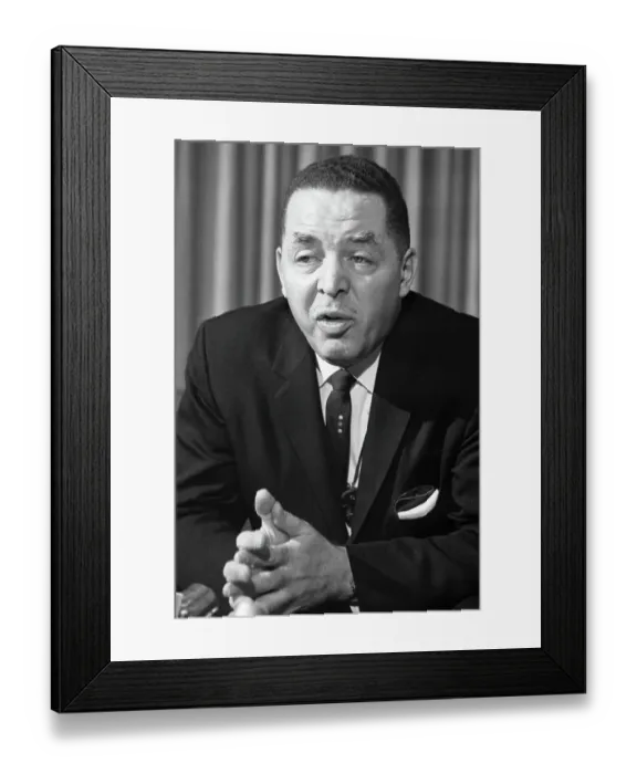 Framed Print : Reverend Albert Cleage Jr Framed Print : Reverend Albert Cleage Jr