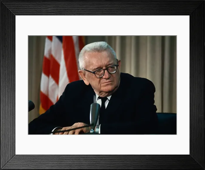 Framed Print : Portrait of Lewis B Hershey Framed Print : Portrait of Lewis B Hershey
