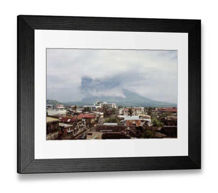 Framed Print : Mayon Volcano Eruption Framed Print : Mayon Volcano Eruption