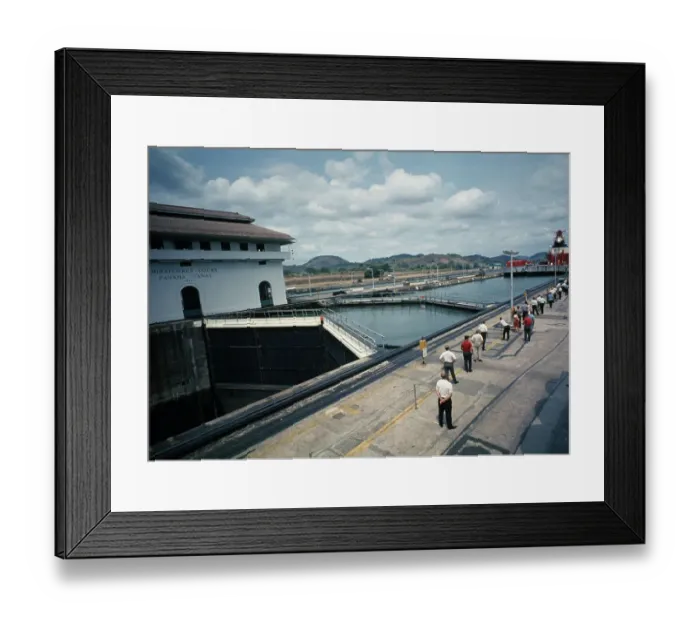 Framed Print : Miraflores Locks, Panama Canal Framed Print : Miraflores Locks, Panama Canal