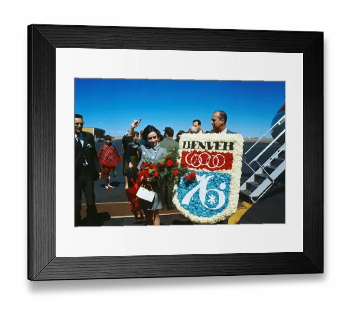 Framed Print : Peggy Fleming Welcomed Home Framed Print : Peggy Fleming Welcomed Home