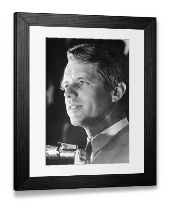 Framed Print : Profile Portrait of Robert F. Kennedy Framed Print : Profile Portrait of Robert F. Kennedy