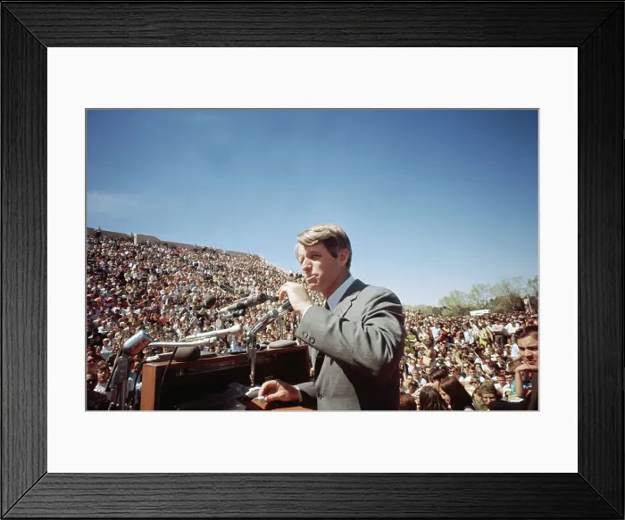 Framed Print : Robert Kennedy Speaking at University of New Mexico Framed Print : Robert Kennedy Speaking at University of New Mexico