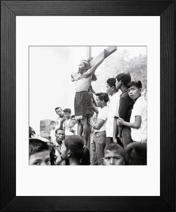 Framed Print : Filipinos Create Reenactment for Holy Week Framed Print : Filipinos Create Reenactment for Holy Week