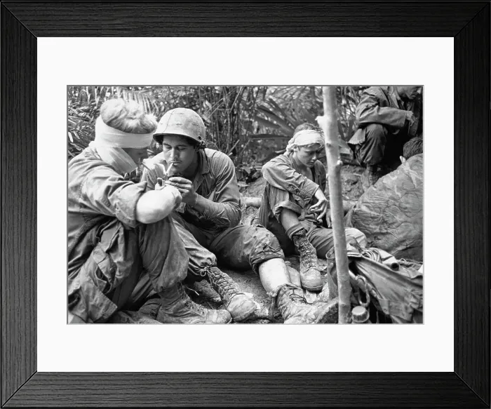 Framed Print : Vietnam War Scenes Framed Print : Vietnam War Scenes