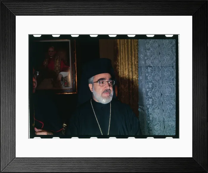 Framed Print : Portrait of Archbishop Iakovos Framed Print : Portrait of Archbishop Iakovos