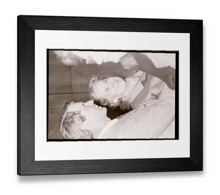 Framed Print : Robert Kennedy Standing Next to Edith Green Framed Print : Robert Kennedy Standing Next to Edith Green