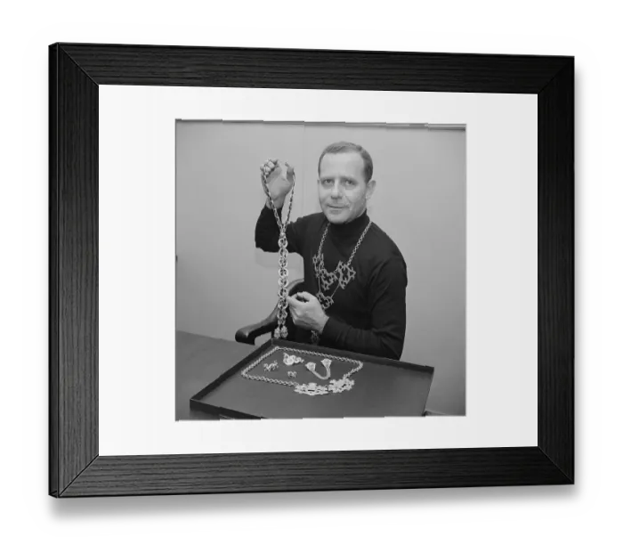 Framed Print : Tie for Turtlenecks