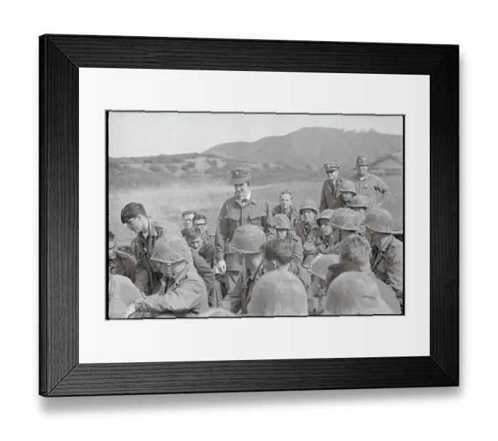Framed Print : Lieutenant Hamilton and Fellow Troops Framed Print : Lieutenant Hamilton and Fellow Troops