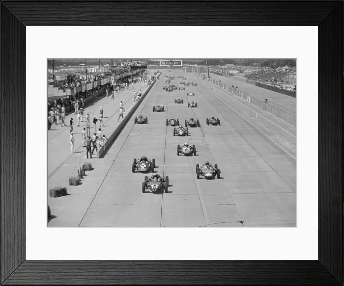 Framed Print : Overhead View of Sports Car Race Framed Print : Overhead View of Sports Car Race
