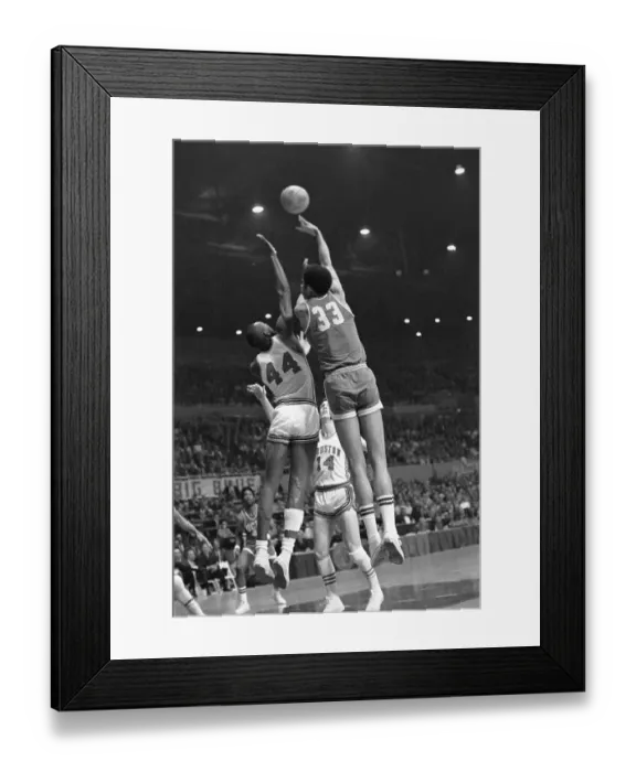 Framed Print : Lew Alcindor Shooting Basketball Framed Print : Lew Alcindor Shooting Basketball