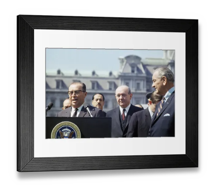 Framed Print : President Alfredo Stroessner Speaking Framed Print : President Alfredo Stroessner Speaking