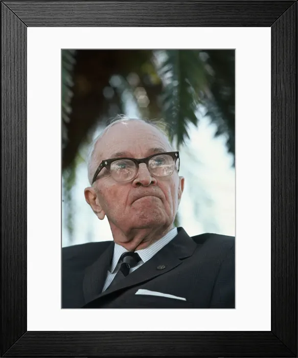 Framed Print : Portrait of Harry Truman Framed Print : Portrait of Harry Truman
