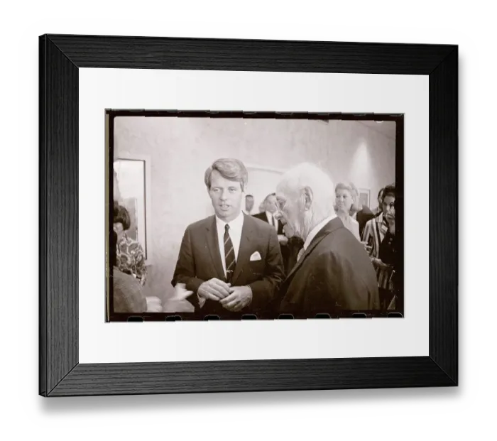 Framed Print : Alf Landon Talking to Robert Kennedy Framed Print : Alf Landon Talking to Robert Kennedy
