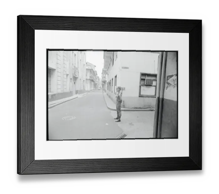 Framed Print : Soldier Standing Guard Framed Print : Soldier Standing Guard