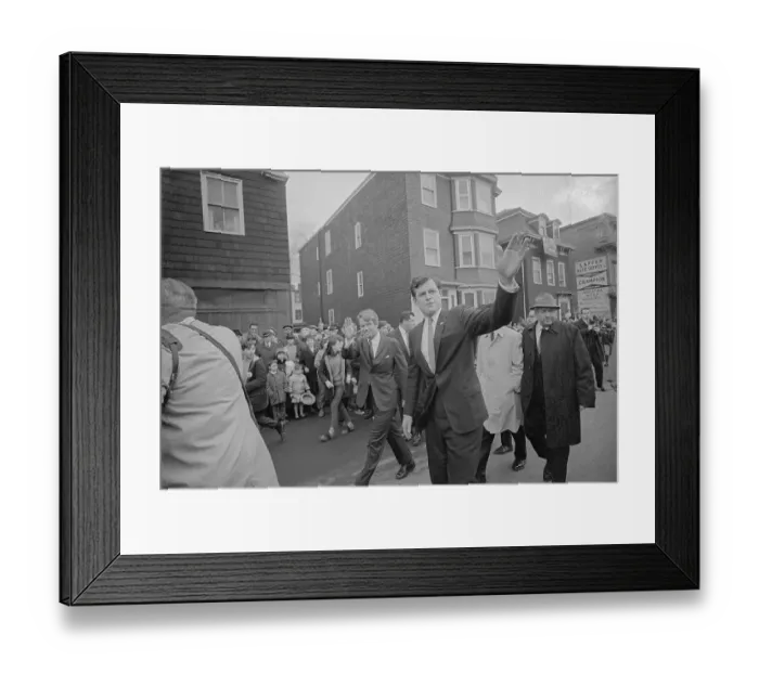 Framed Print : Robert and Ted Kennedy Marching in a Parade Framed Print : Robert and Ted Kennedy Marching in a Parade