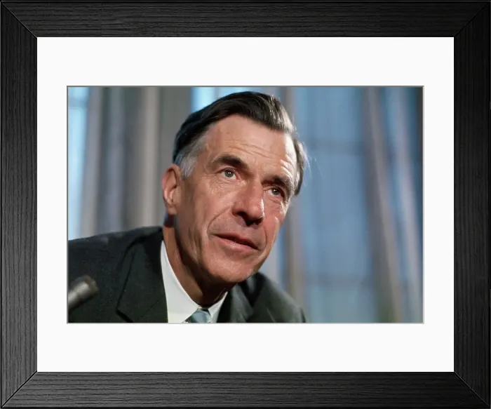 Framed Print : Portrait of John Kenneth Galbraith Framed Print : Portrait of John Kenneth Galbraith