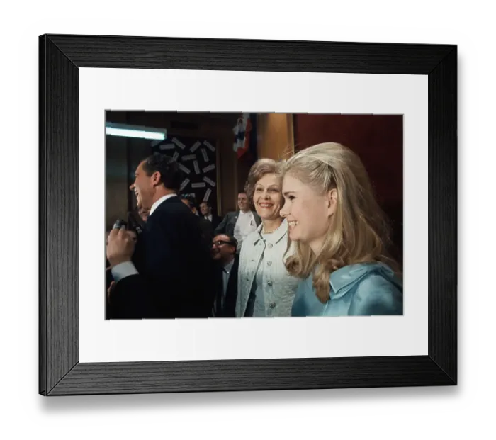 Framed Print : Richard Nixon Campaigning with Wife Pat and Daughter Thelma Framed Print : Richard Nixon Campaigning with Wife Pat and Daughter Thelma