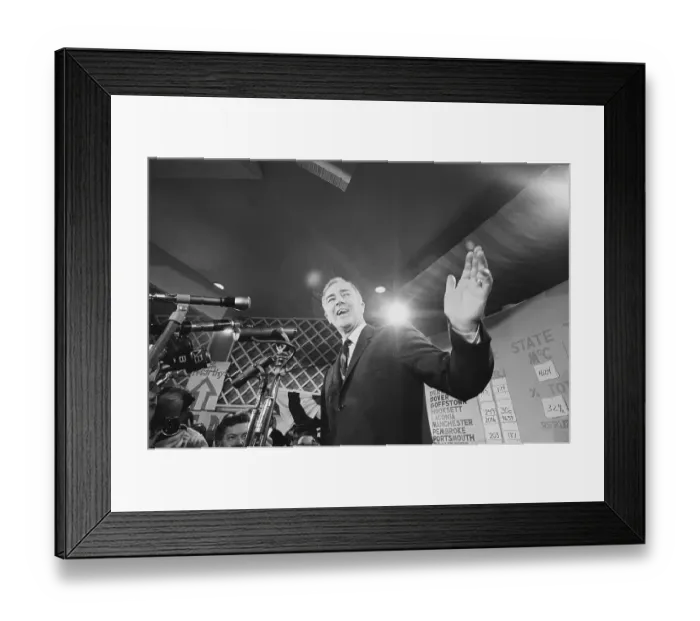 Framed Print : Eugene McCarthy Waving Framed Print : Eugene McCarthy Waving
