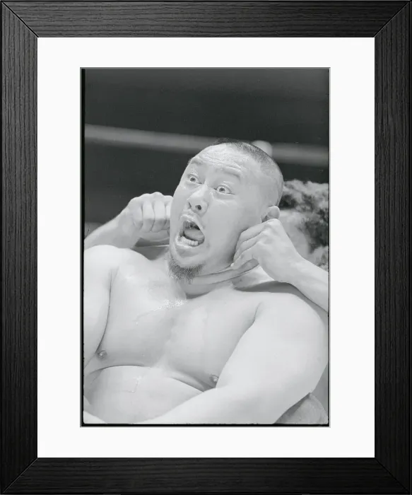 Framed Print : Toru Tanaka Grimacing Framed Print : Toru Tanaka Grimacing
