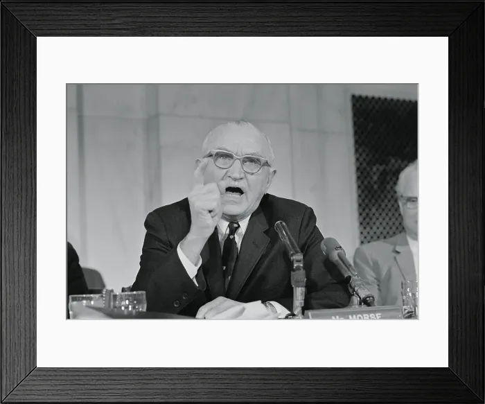 Framed Print : Wayne Morse Gesturing Framed Print : Wayne Morse Gesturing