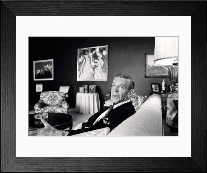 Framed Print : Fred Astaire Sitting in His Home Framed Print : Fred Astaire Sitting in His Home