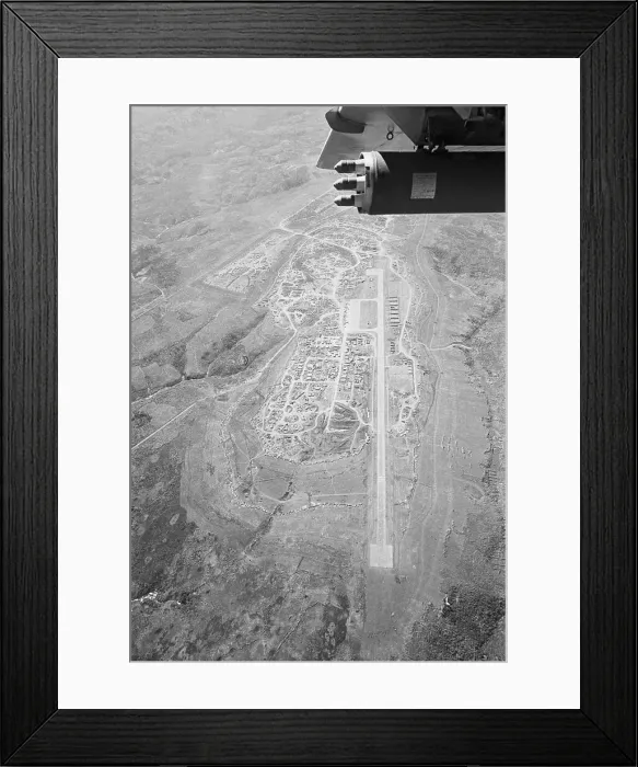 Framed Print : Aerial View Of Khe Sanh Us Marine Base Framed Print : Aerial View Of Khe Sanh Us Marine Base