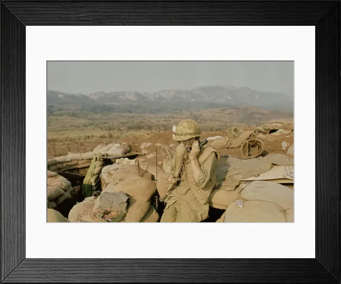 Framed Print : Khe Sanh Combat Base, Vietnam War Framed Print : Khe Sanh Combat Base, Vietnam War