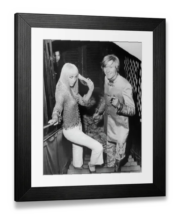Framed Print : Nino Ferrer with His Fiancee Claude Degeyne Framed Print : Nino Ferrer with His Fiancee Claude Degeyne