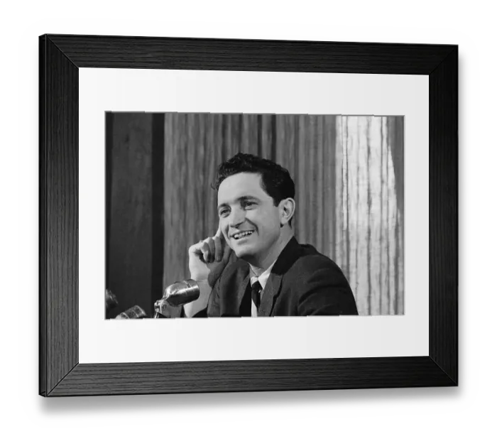 Framed Print : Al McGuire Smiling Framed Print : Al McGuire Smiling